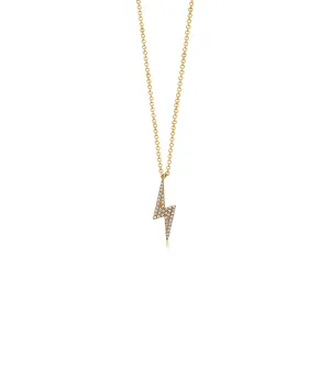 Diamond Lightning Bolt Necklace