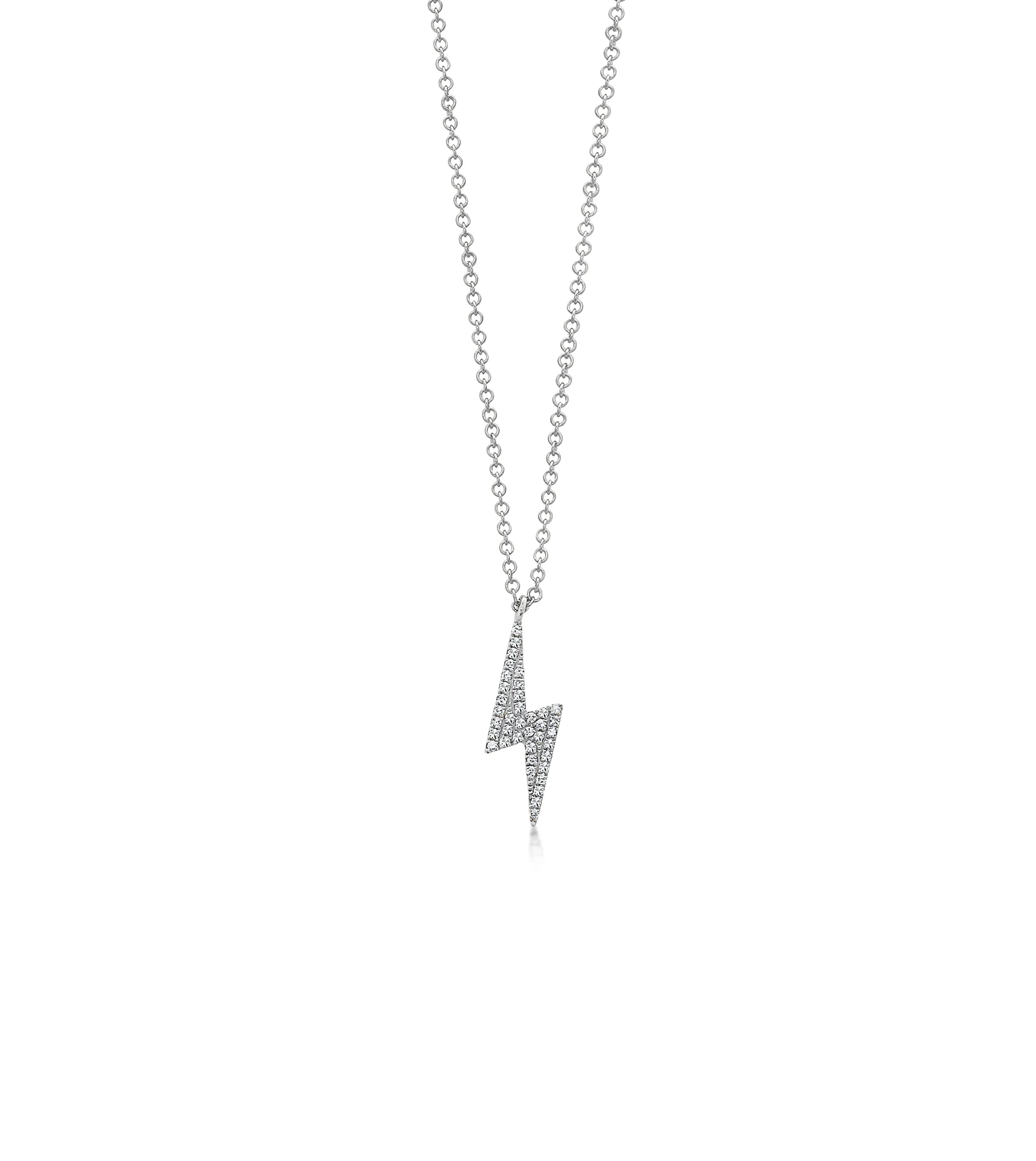 Diamond Lightning Bolt Necklace