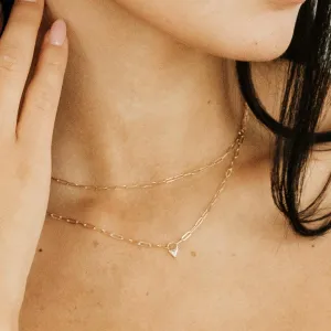 Diamond Triangle Necklace