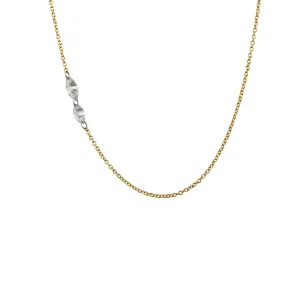Double "Floating" Marquis Necklace