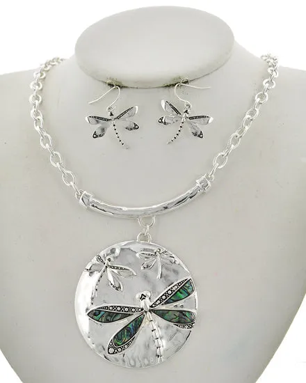 Dragonfly Necklace Set
