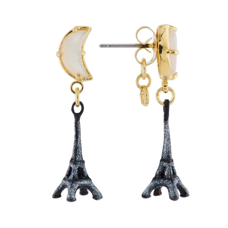 Eiffel Tower in the Moonlight Earrings