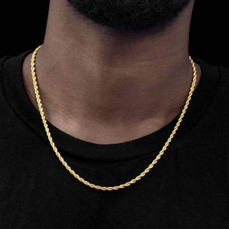 Elegant Gold Rope Chain