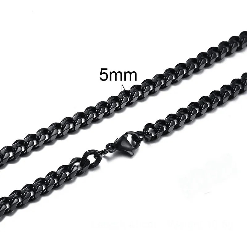 Elegant Mens Stainless Steel Necklace