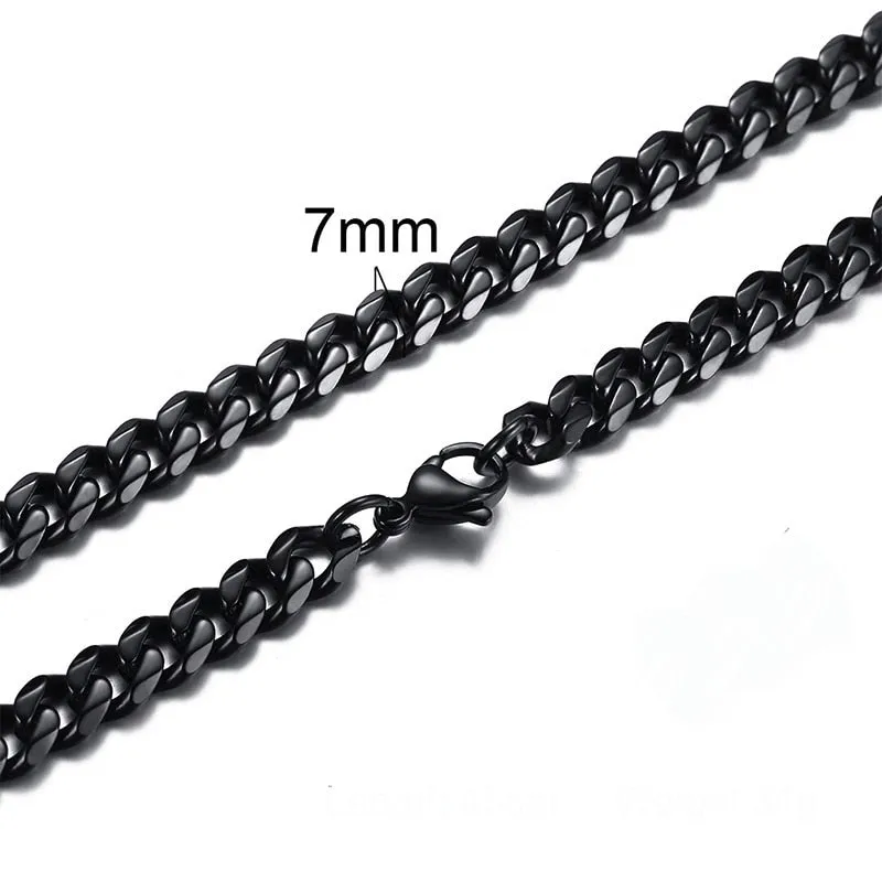 Elegant Mens Stainless Steel Necklace