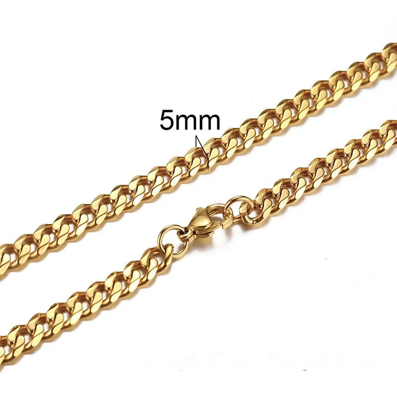 Elegant Mens Stainless Steel Necklace
