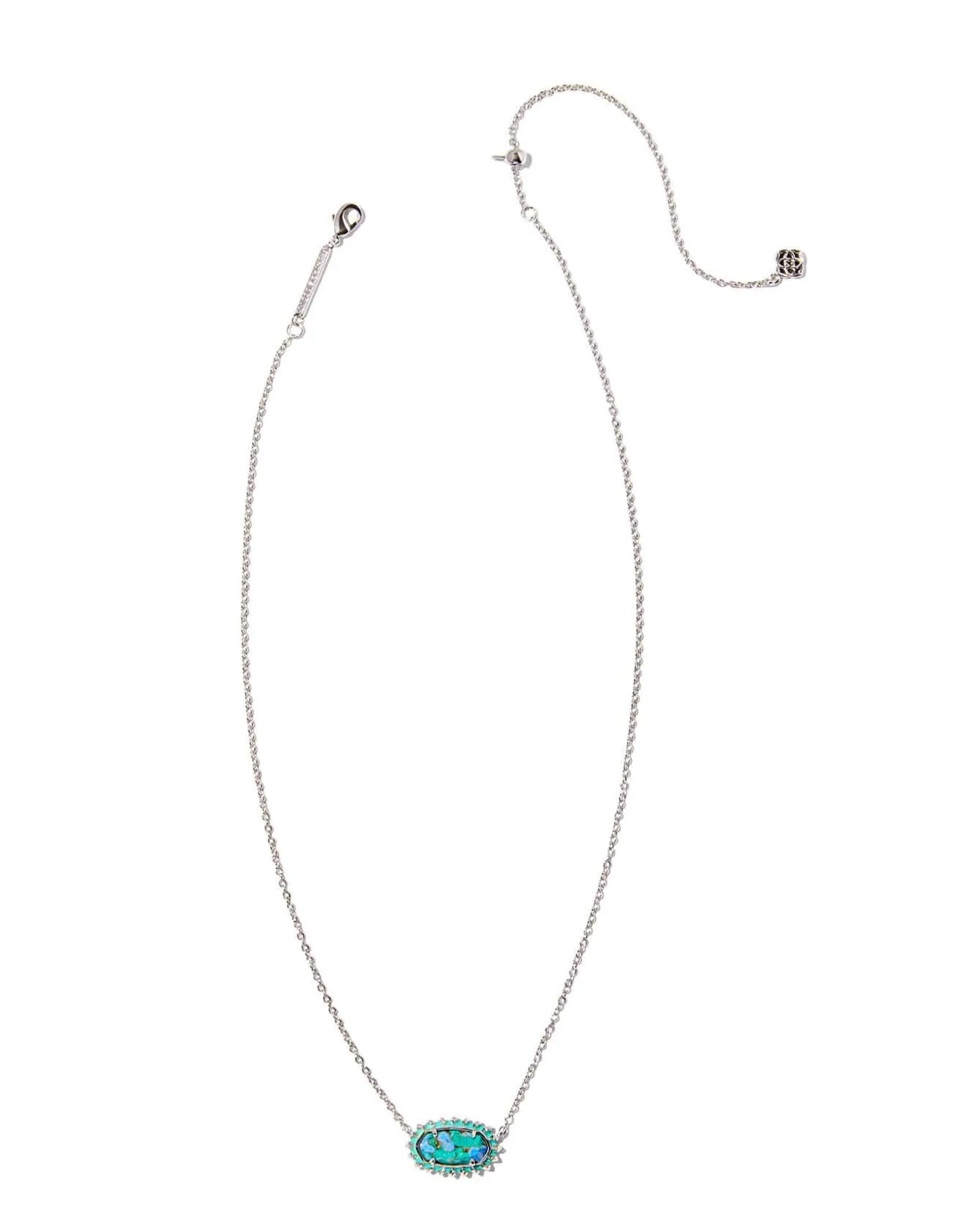 Elisa Color Burst Turquoise Necklace