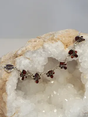 *Faceted Garnet Necklace 1