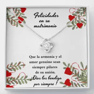 Felicidades en su matrimonio Dios bendiga su unión
