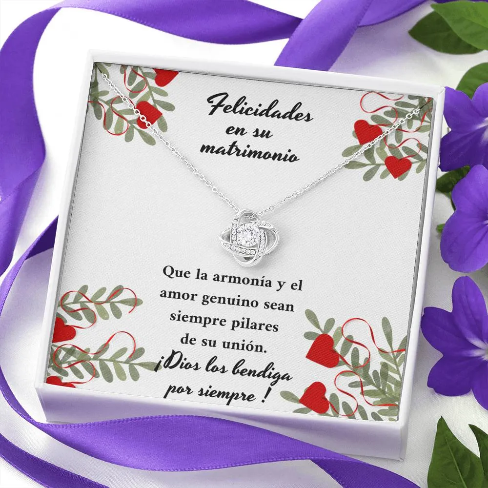 Felicidades en su matrimonio Dios bendiga su unión