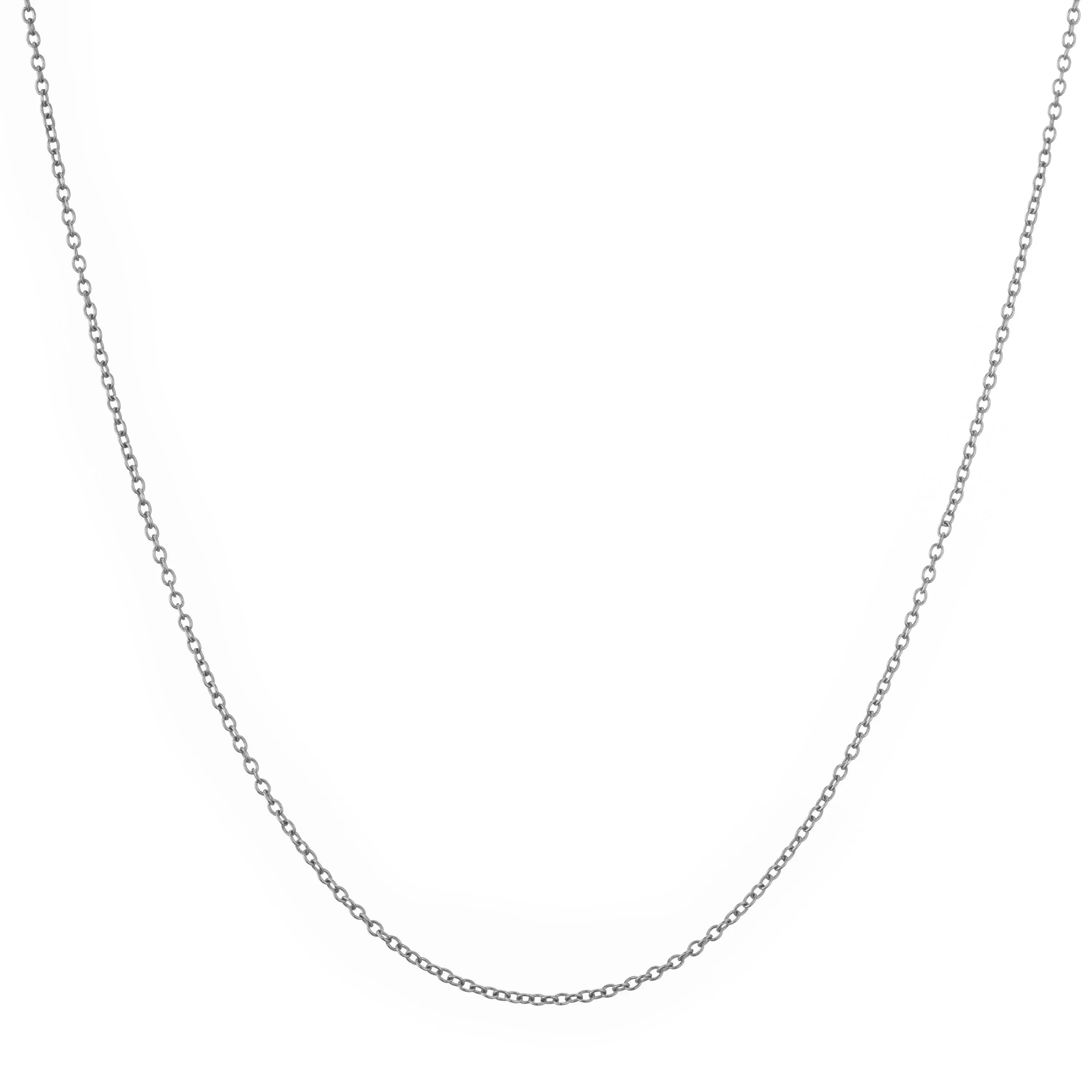 Fine Link Chain Necklace - Sterling Silver