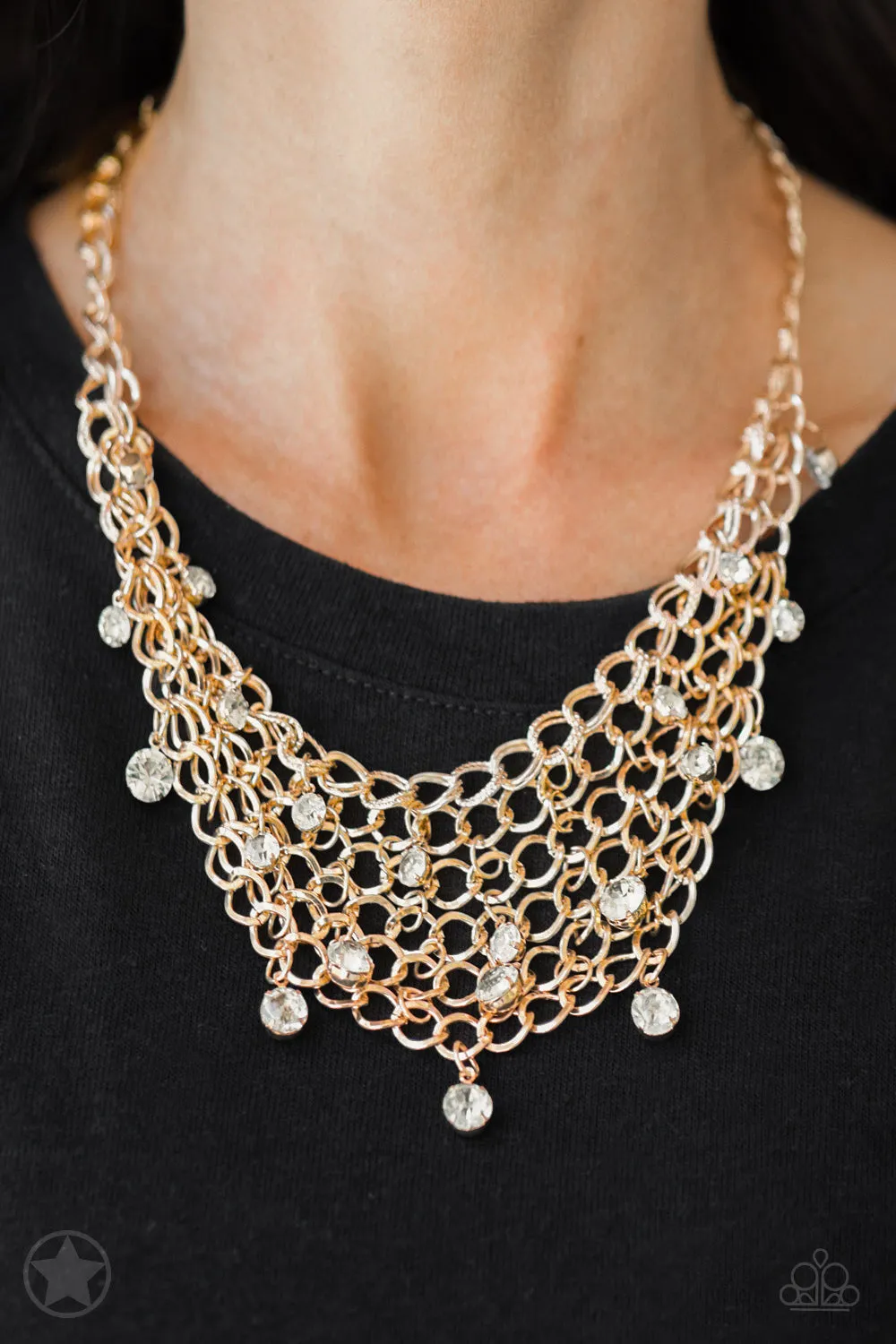 Fishing For Compliments Gold Necklace