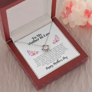 From Daughter in law, To Mother in law-Love Knot Necklace