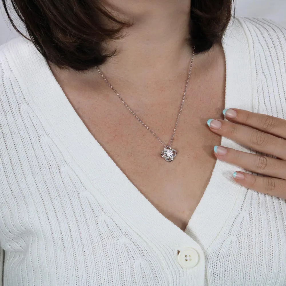 From Daughter in law, To Mother in law-Love Knot Necklace