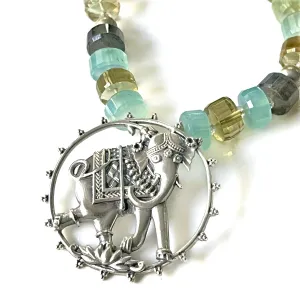 Gaja Gamini Silver Necklace by Moha