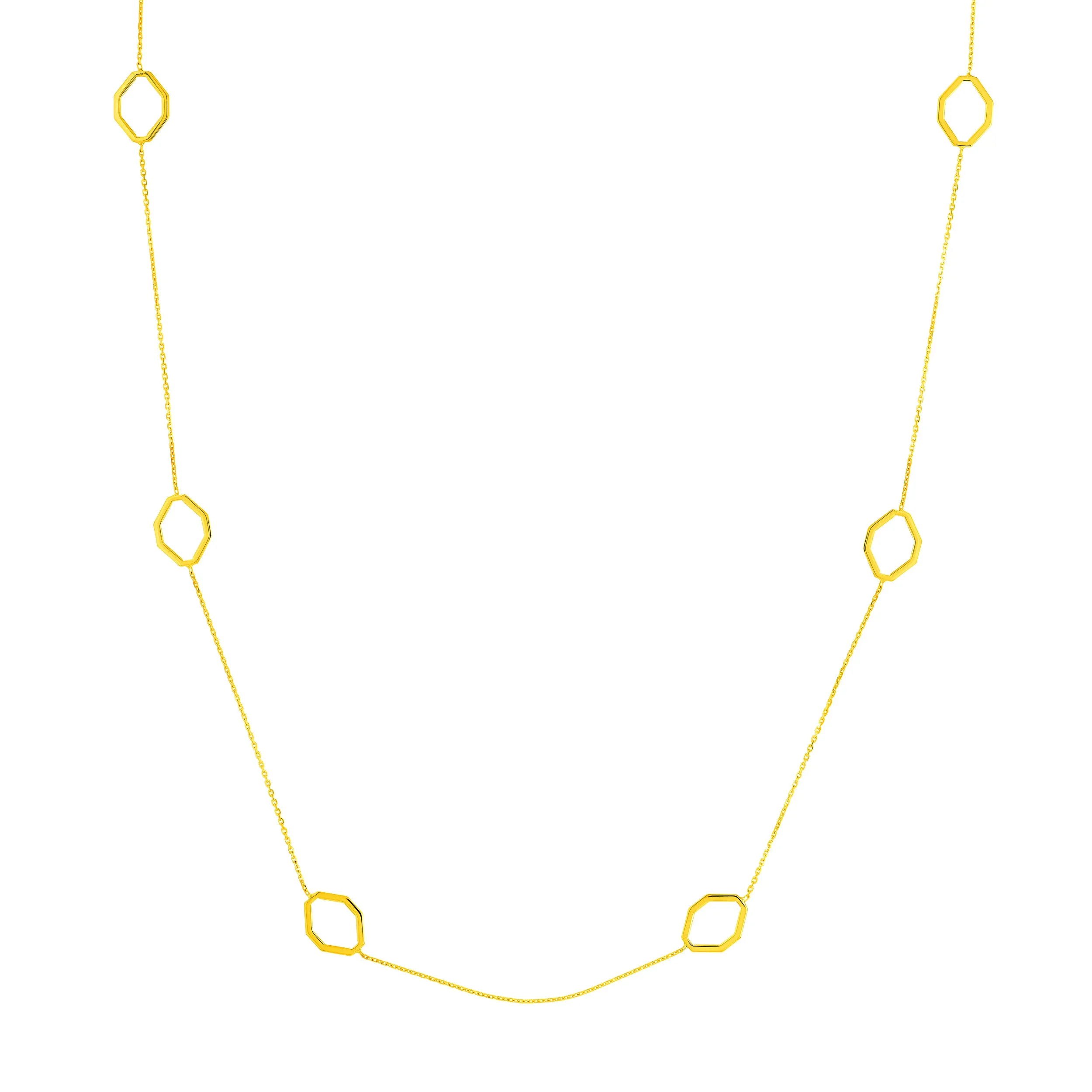 Geometric Stations Adjustable Necklace