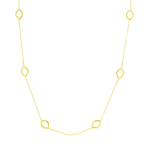 Geometric Stations Adjustable Necklace