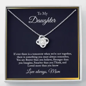 Gift For Daughter From Mom, Daughter Mother Necklace, Daughter Gift From Mom
