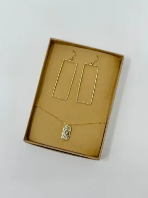 Gift Set | Paige Earrings & Starry Night Necklace Set