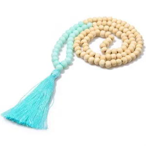Glacier Ice Mala Meditation Necklace