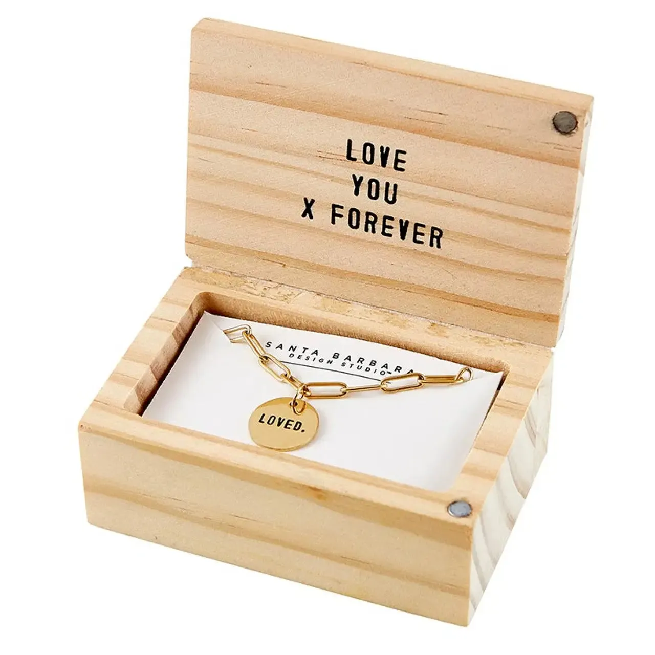 GOLD CHAIN LOVED NECKLACE