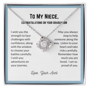 Graduation Necklace for Niece-So proud of you