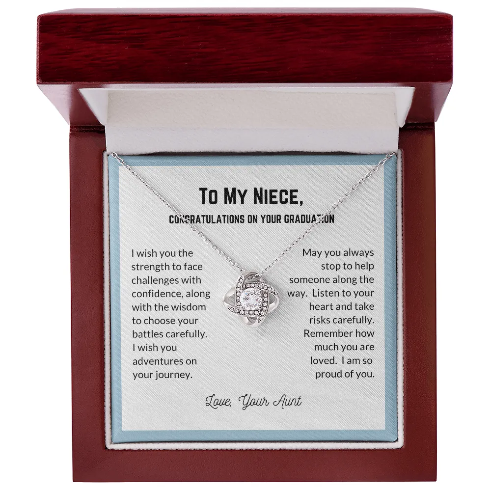 Graduation Necklace for Niece-So proud of you
