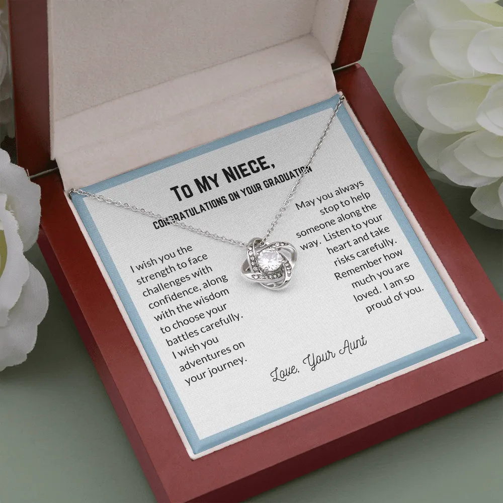 Graduation Necklace for Niece-So proud of you