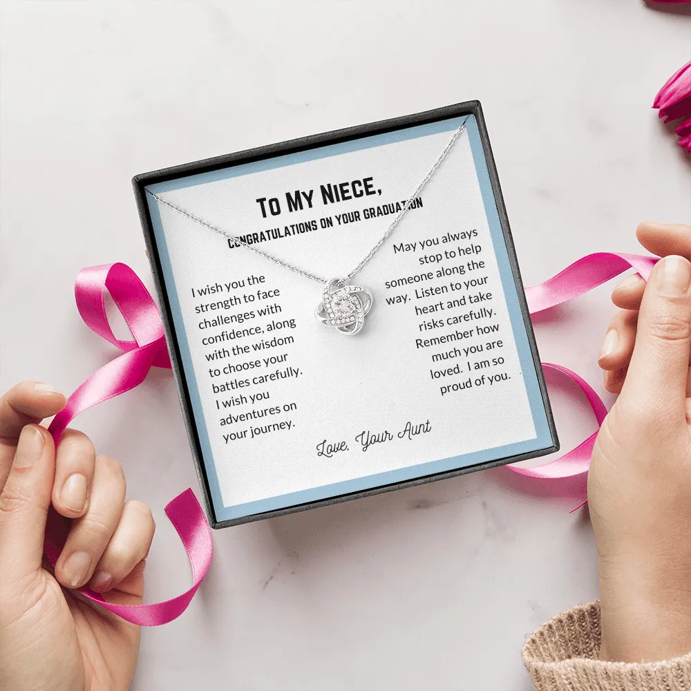 Graduation Necklace for Niece-So proud of you