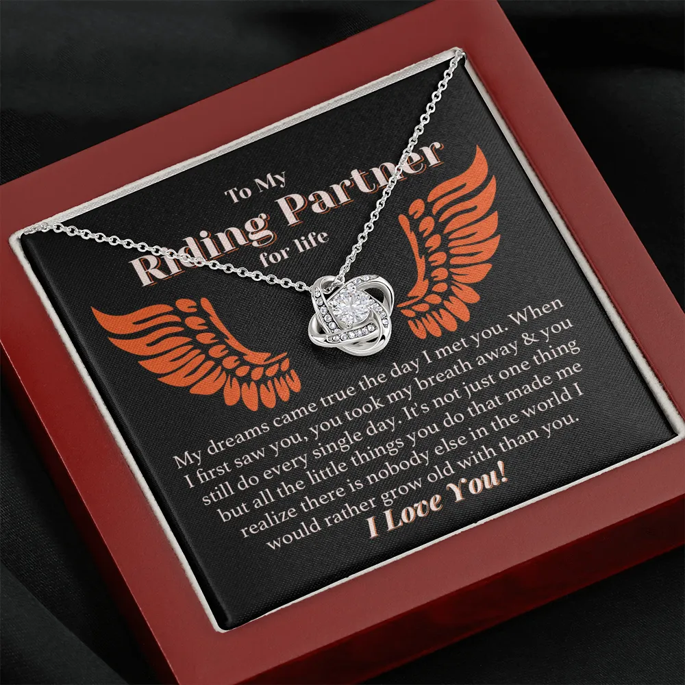 Grow Old Together Forever Love Necklace