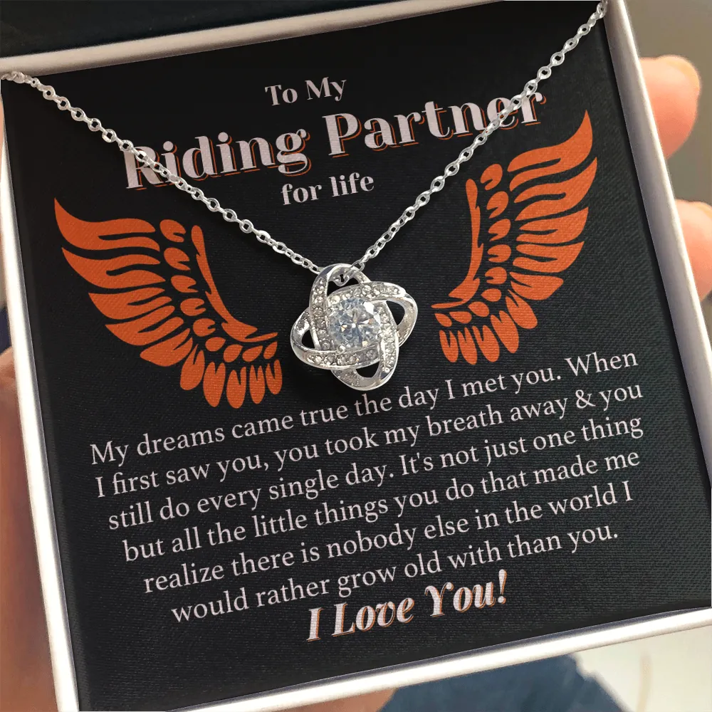 Grow Old Together Forever Love Necklace