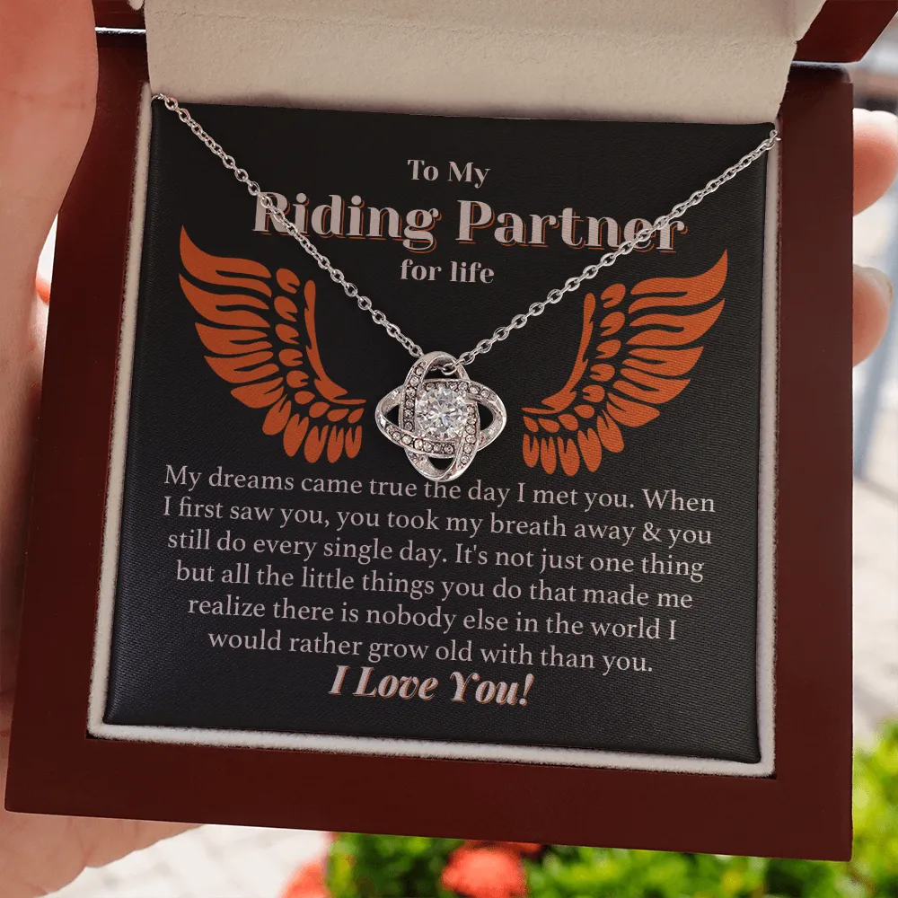 Grow Old Together Forever Love Necklace