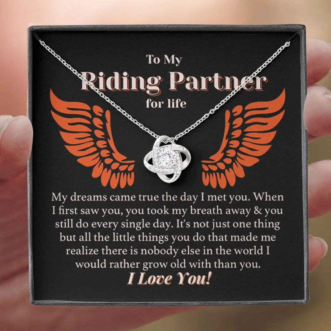 Grow Old Together Forever Love Necklace