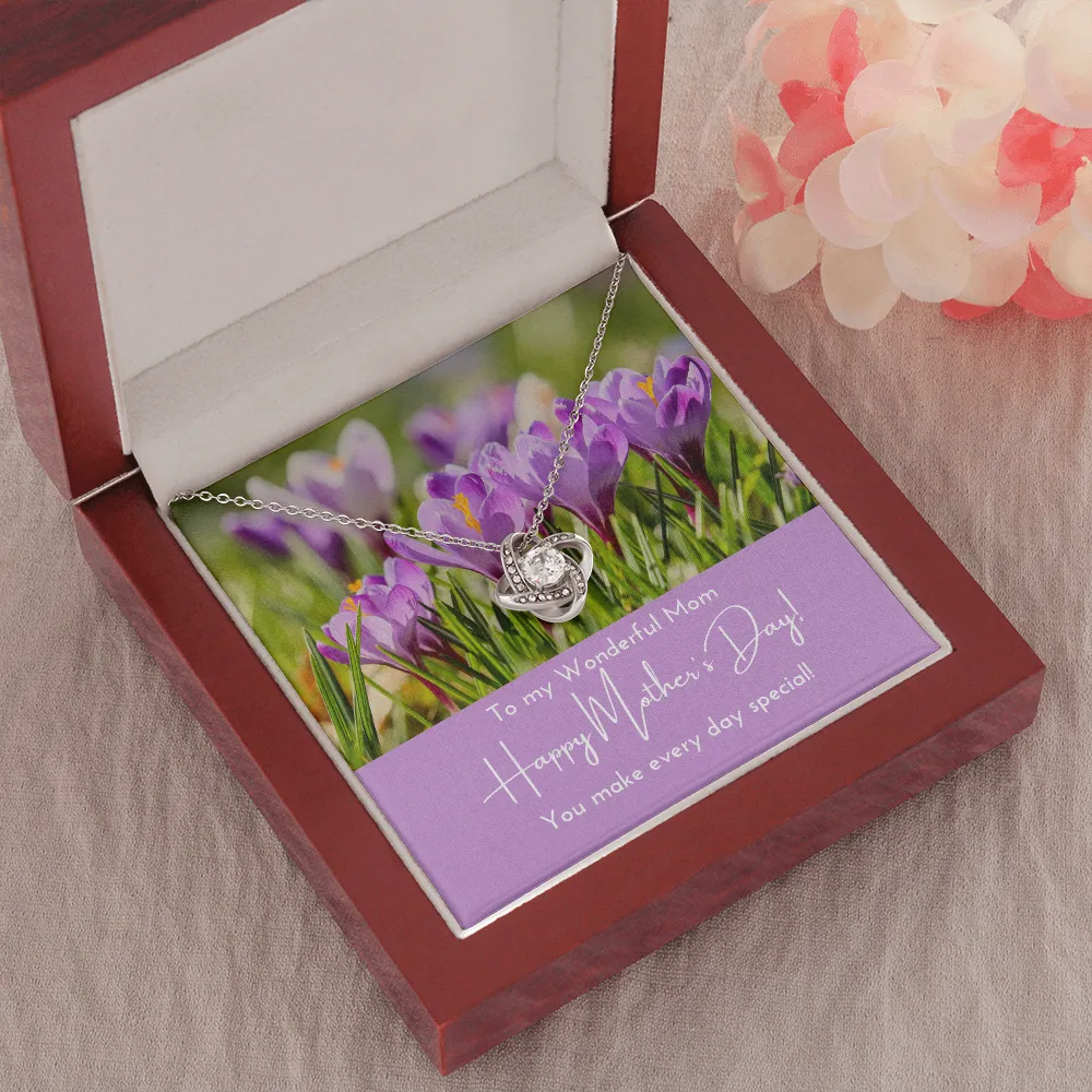 Happy Mother's Day to my special Mom Love Knot Necklace