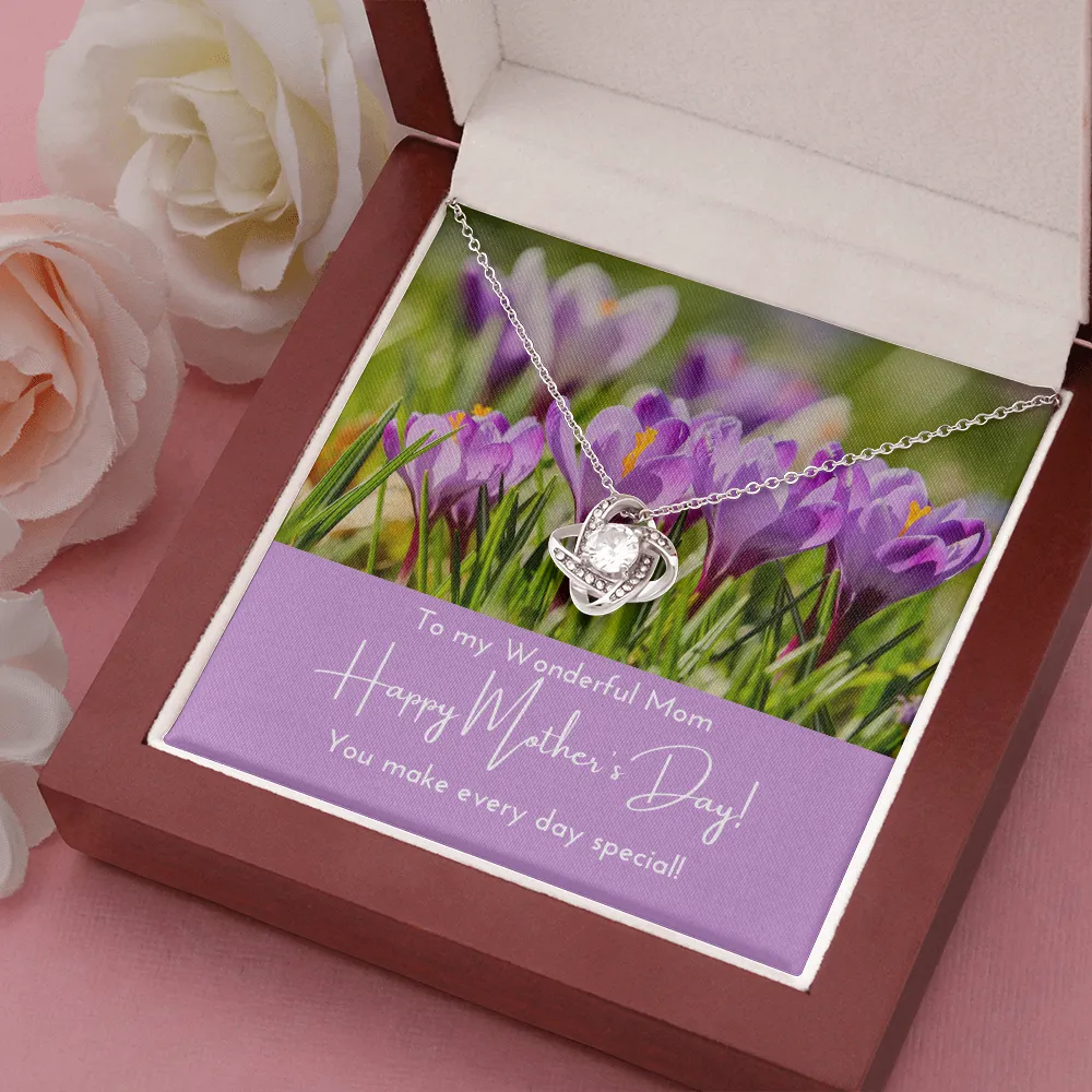 Happy Mother's Day to my special Mom Love Knot Necklace