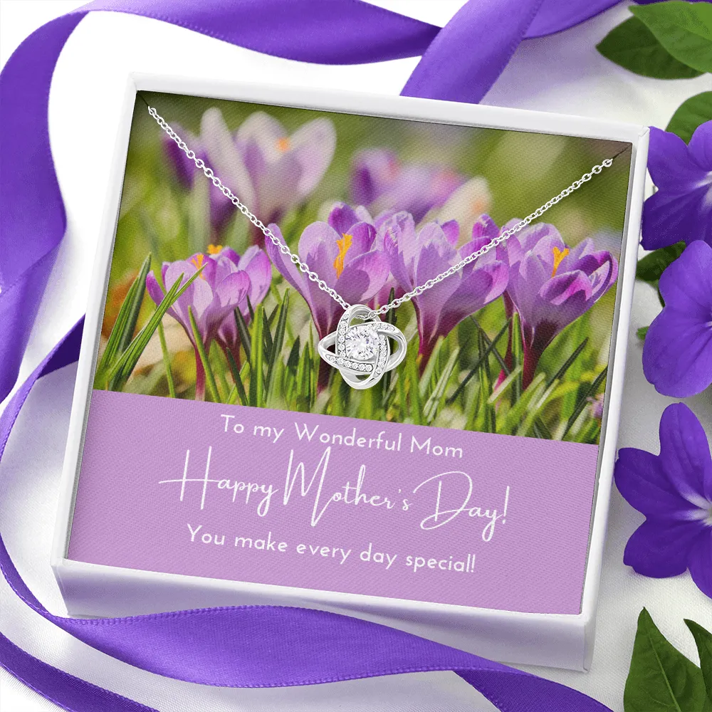 Happy Mother's Day to my special Mom Love Knot Necklace