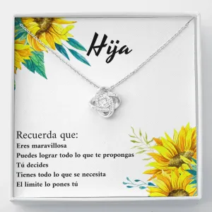 Hija recuerda que eres maravillosa