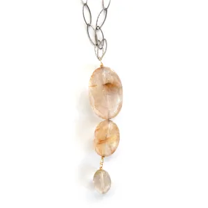 hope rutilated quartz necklace