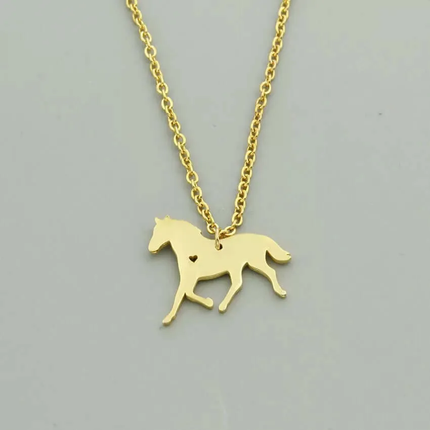 Horse Pendant Necklace