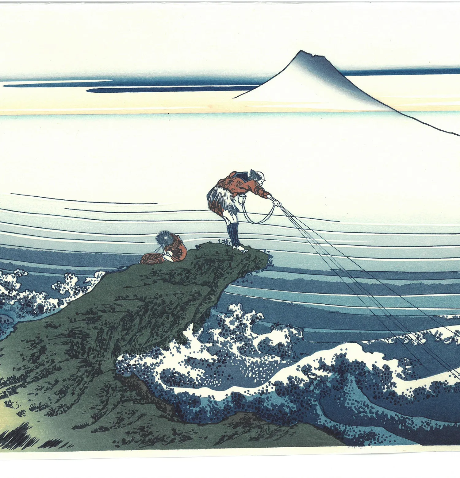 Katsushika Hokusai - #45 Kōshū Kajikazawa (Kajikazawa in Kai Province) Unsodo edition - Free Shipping