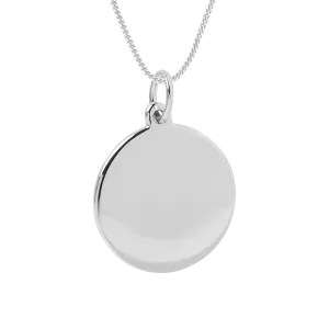 Keepsake Large Disc Necklace