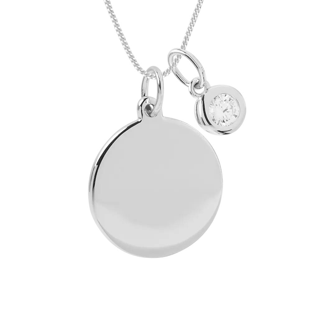 Keepsake Large Disc Necklace