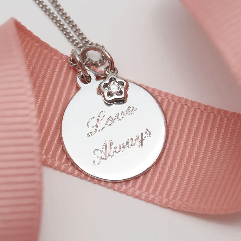 Keepsake Large Disc Necklace
