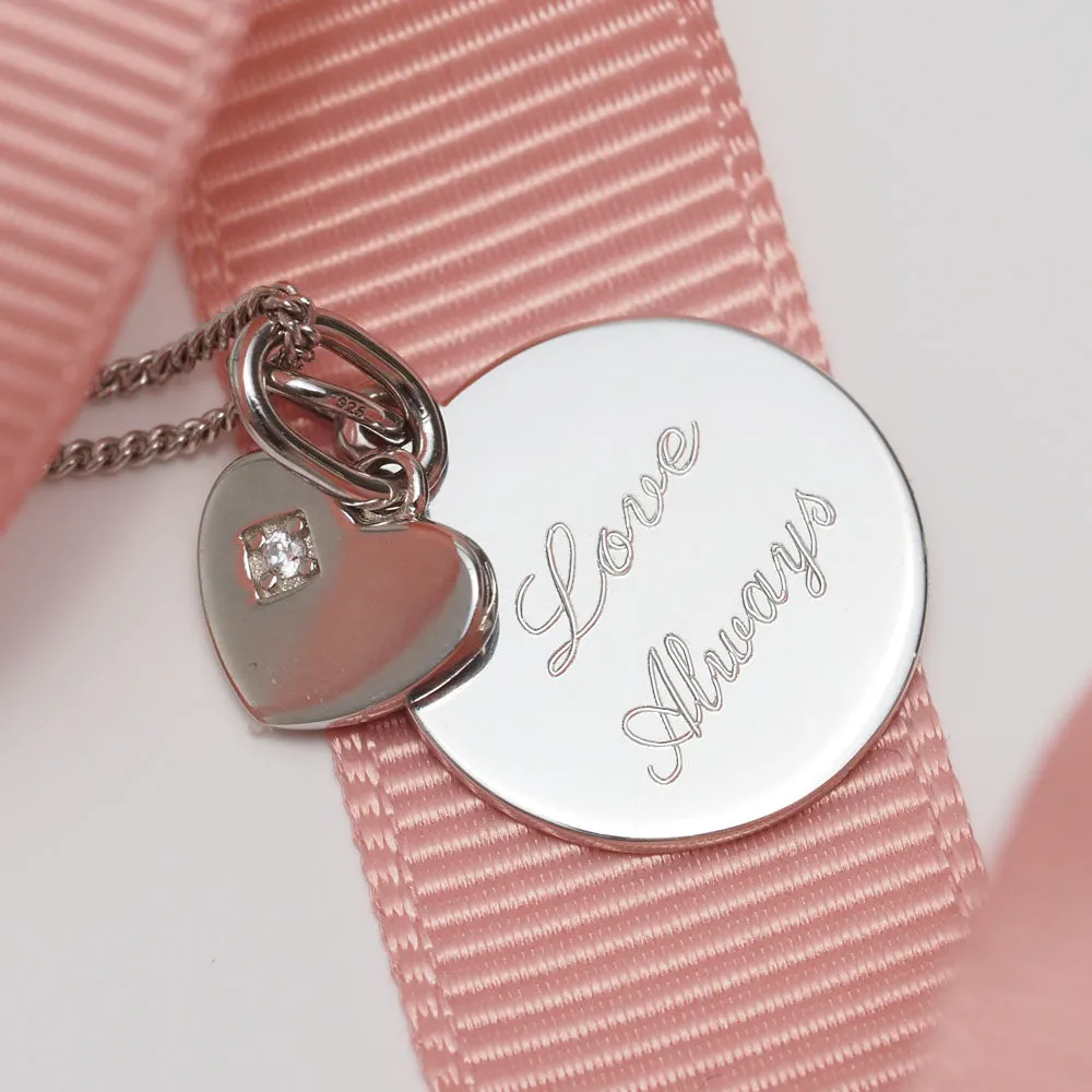 Keepsake Large Disc Necklace
