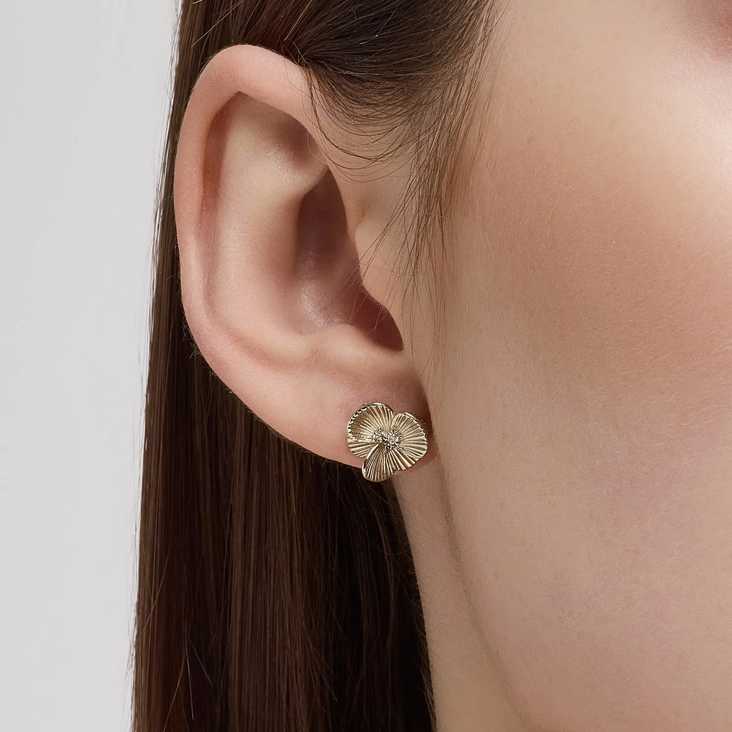 La D.D Gold One-sided Earring JDDEN5S034S