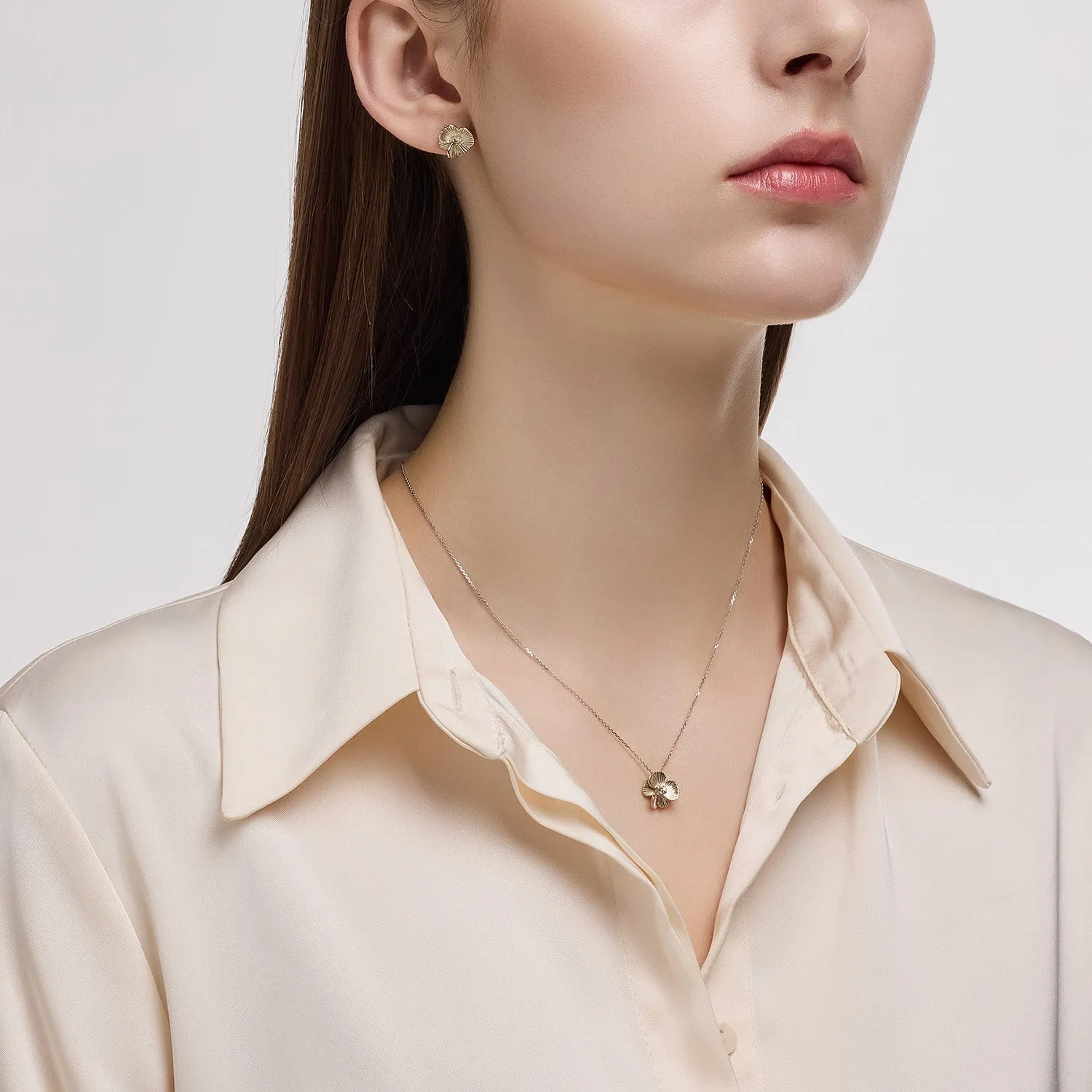 La D.D Gold One-sided Earring JDDEN5S034S