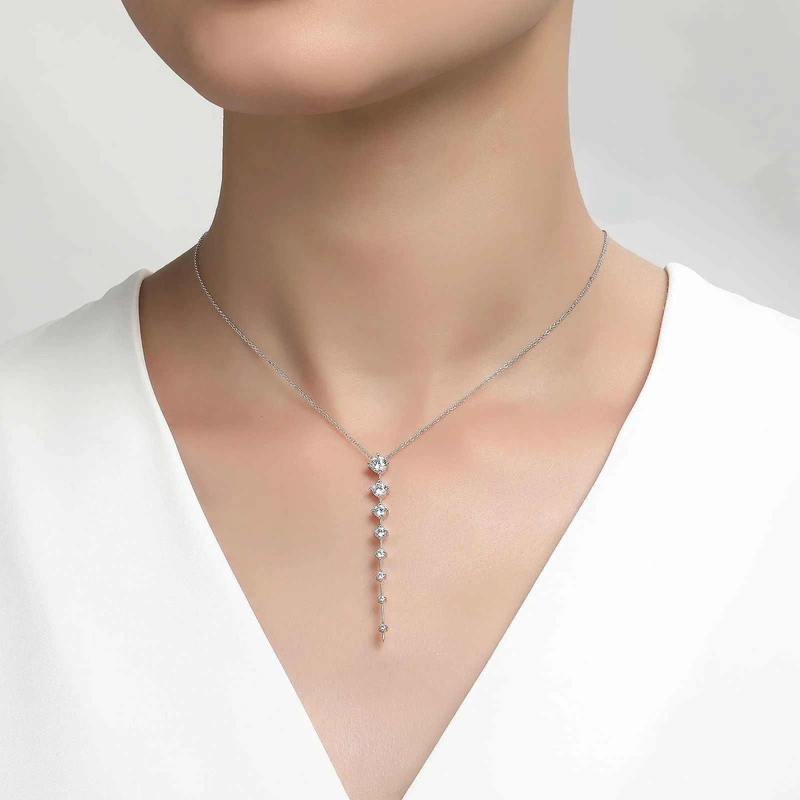 Lafonn Simulated Diamond Icicle Drop Necklace