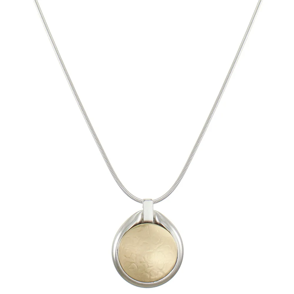 Large Button Long Necklace