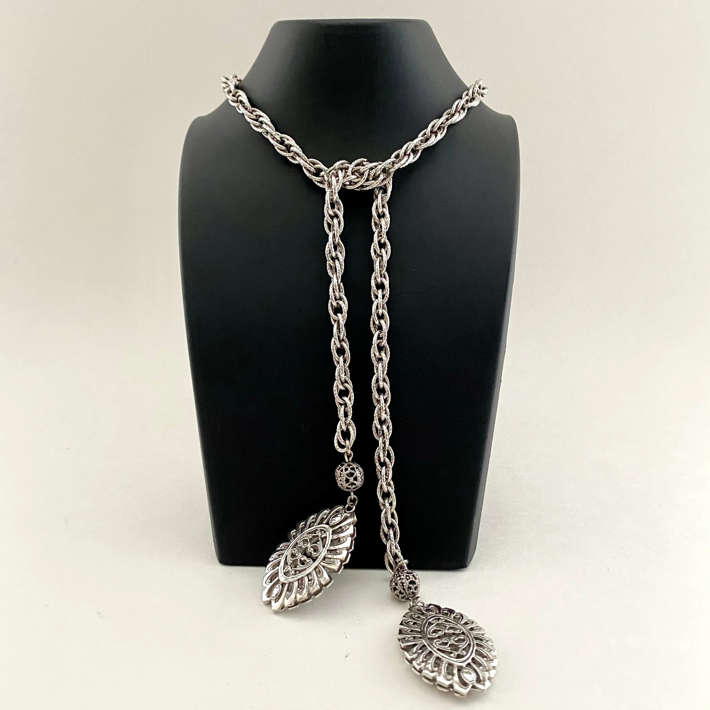 Late 60s/ Early 70s Lariat Chain Necklace