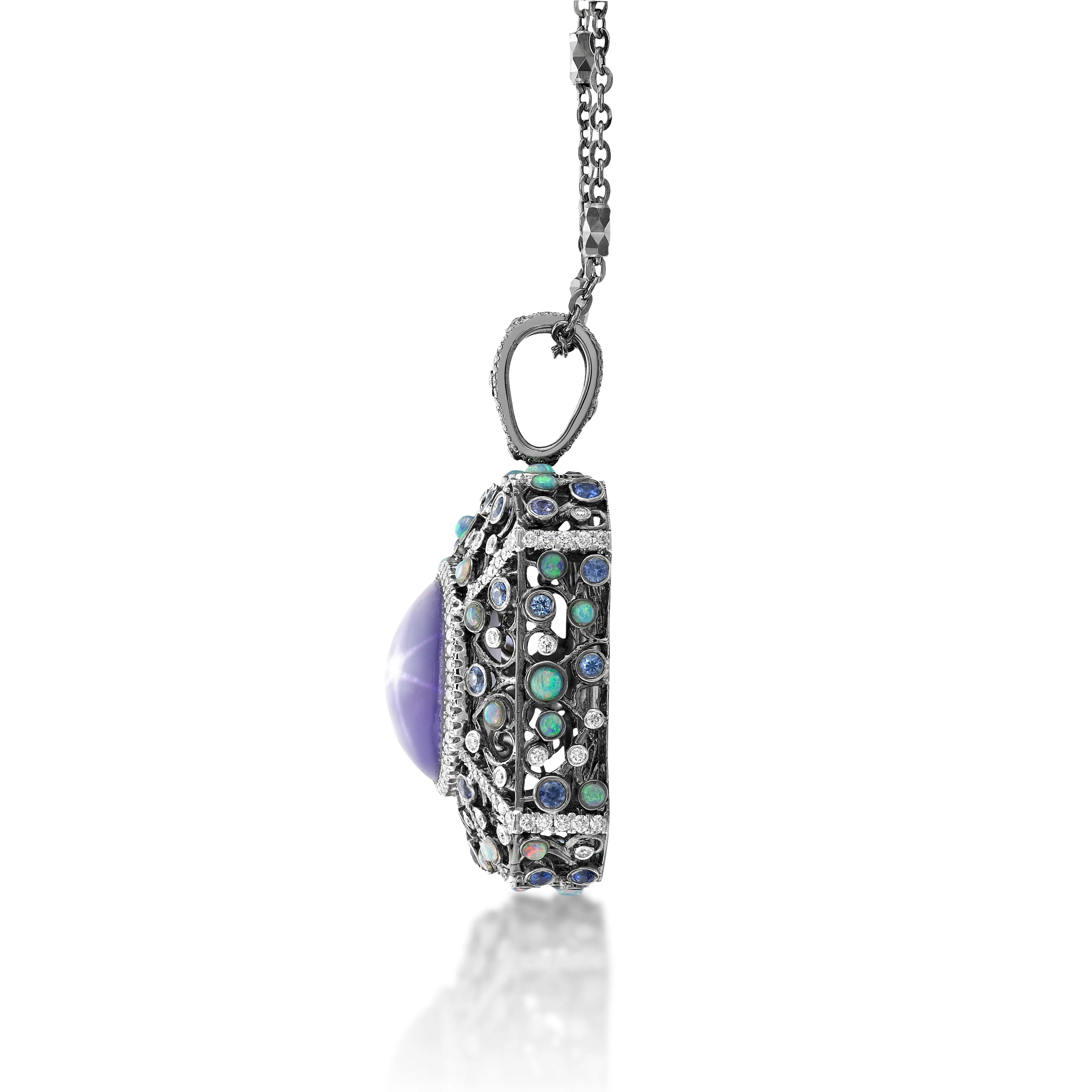 Lavender Star Sapphire Necklace